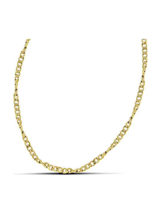 Themelidis Jewels Chain Neck made of Steel Gold...