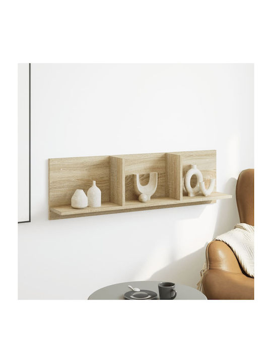 Ράφι Τοίχου Sonoma Δρυς 100x16.5x30εκ.