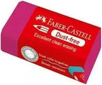 Faber-Castell Eraser for Pencil and Pen Dust Free 1pcs Pink