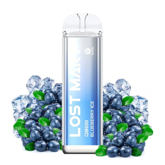 Lost Mary Einweg-E-Zigarette 600 Einweg-E-Zigaretten Blueberry Ice 2ml 20mg Blauen