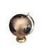 Erde Globus mit Durchmesser 22cm und Höhe 43cm Gold