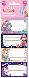 The Littlies 4 Sheets Notebook Labels 4 Pieces The Littlies 4 Sheets Notebook Labels 4 Pieces