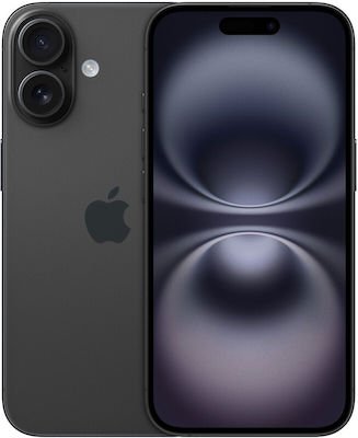 Apple iPhone 16 5G (8GB/128GB) Black - Προπαραγγελία