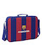 Ghiozdan Scoala F.c Barcelona 24/25 Burgundy Albastru Naval 38 X 28 X 6 Cm Portofel