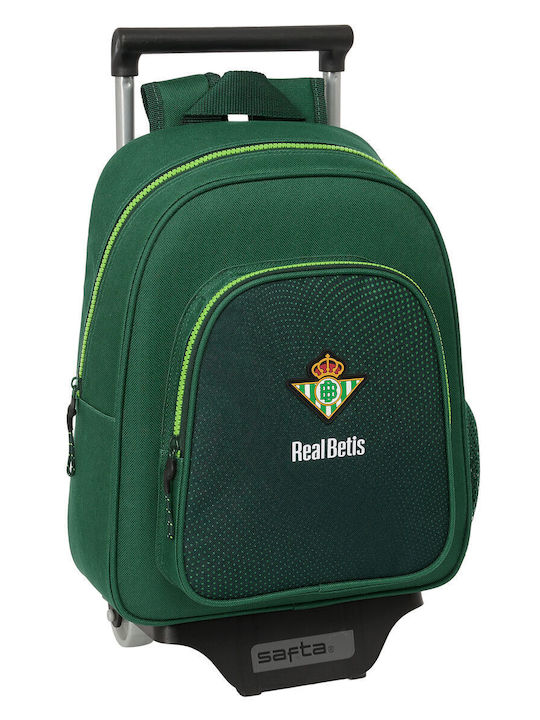 Σχολική Τσάντα Ρόδες Real Betis Balompié Πράσινο 28 X 34 X 10 Cm