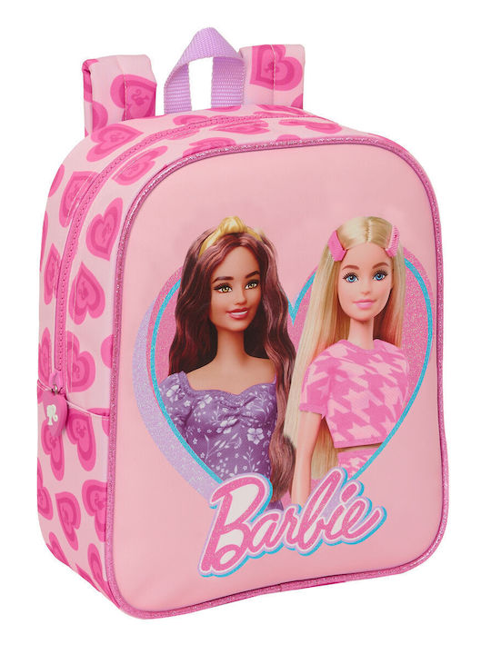 Kinder Tasche Barbie Love Pink 22 x 27 x 10 cm