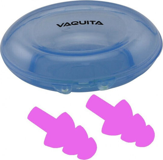 Vaquita Ohrstöpsel Silikon für Schwimmen in Rosa Farbe 2 Stück