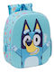 Bluey Sky Blue School Bag 27 X 33 X 10 Cm