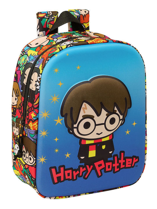 Harry Potter Schulranzen Blau Mehrfarbig 22 x 27 x 10 cm 3D