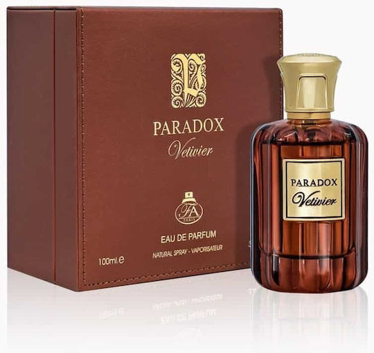 Fragrance World Paradox Vetiver Eau de Parfum 100ml