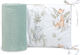 Maboo Velvet Royal Safari Панта Класическа Вътрешен White/Mint 30x180см