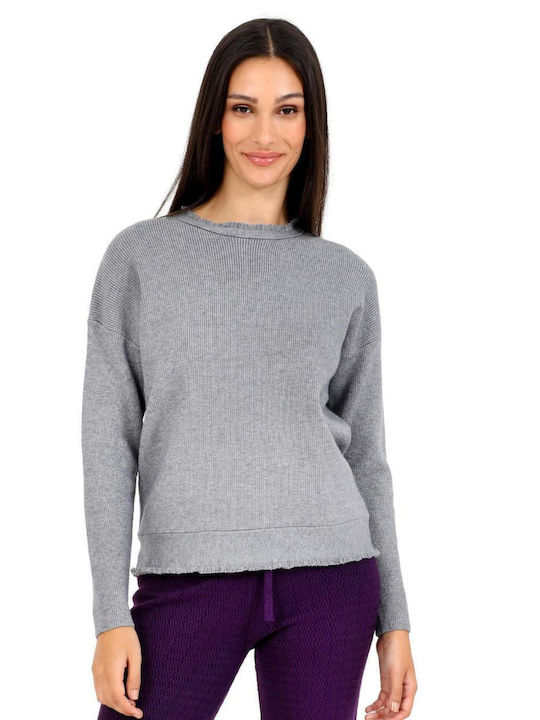 Doca Damen Pullover grey