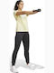 Performance Damen Sport Bluse Kurzärmelig Schnell trocknend Yellow