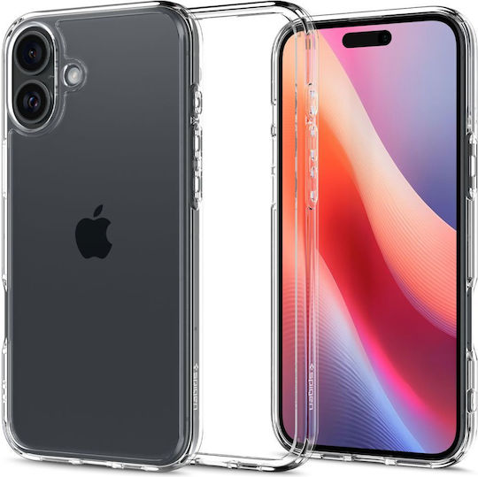 Spigen Ultra Hybrid Back Cover Plastic 1.2mm Transparent (iPhone 16 Plus)