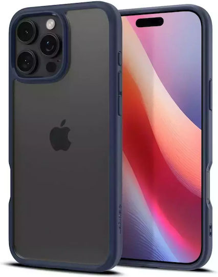 Spigen Ultra Hybrid Umschlag Rückseite Kunststoff 2mm Marineblau (iPhone 17 Pro / iPhone 16 Pro)