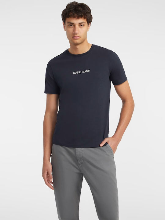Guess Tricou Albastru Marin