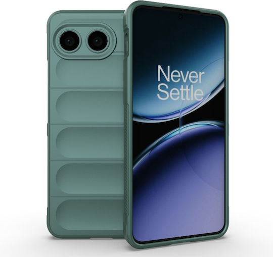 Techsuit Magic Umschlag Rückseite Kunststoff / Silikon Grün (OnePlus Nord 4)