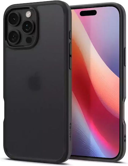 Spigen Ultra Hybrid Back Cover Plastic 2mm Frost Black (iPhone 16 Pro)