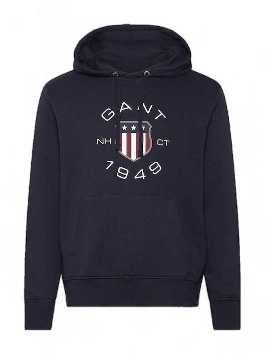 Sweatshirt with Hood Blue