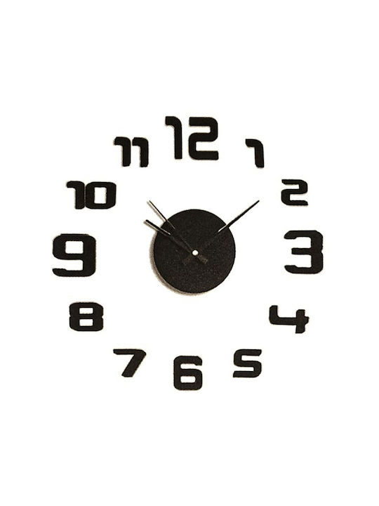 Wall Clock Black Ø35cm