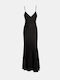 Elastic Maxi Dress Black Black