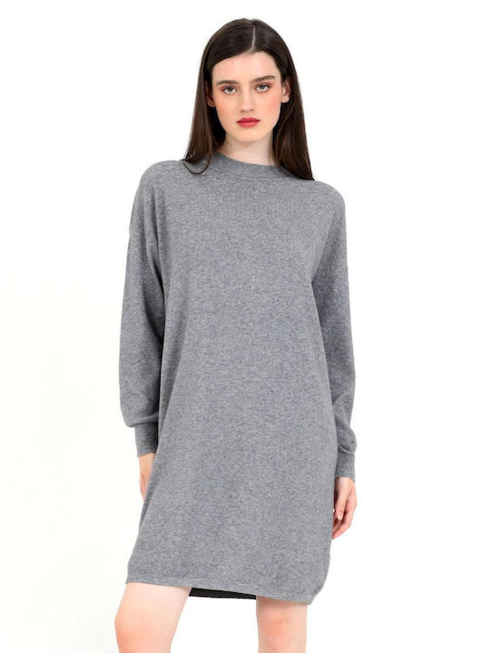 Doca Midi Kleid Grey