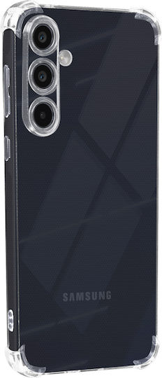 Калъф Mayaxess за Samsung Galaxy A55, силиконов, с подсилени ъгли, прозрачен