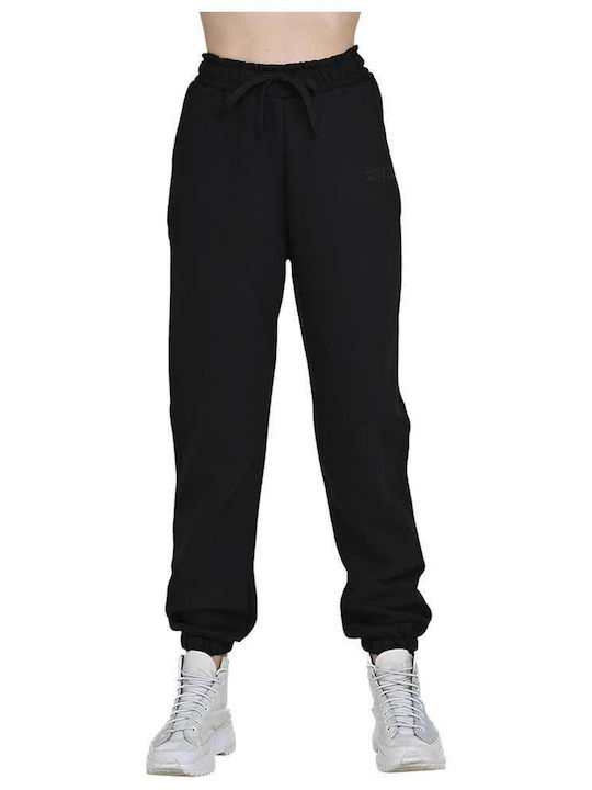 Target Pantaloni de trening pentru femei Negru Fleece