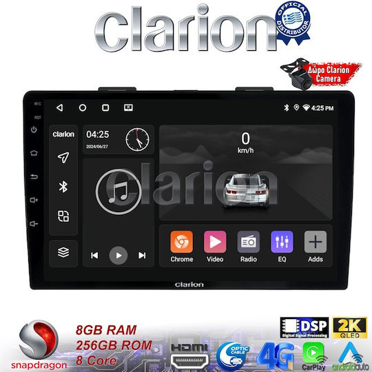 Clarion Автомобилна Аудио Система (Блутут/USB/WiFi/GPS/Apple-Carplay/Android-Auto) с Тъчскрийн 9"