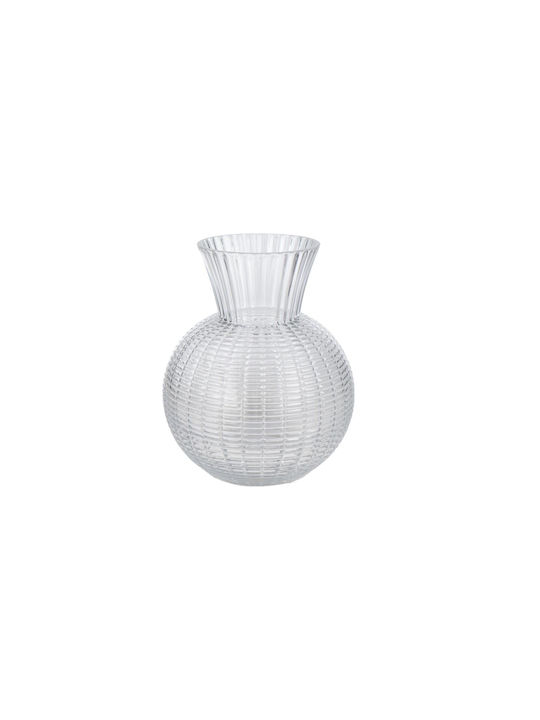 Diafano Decorative Vase Transparent 16x16x20cm