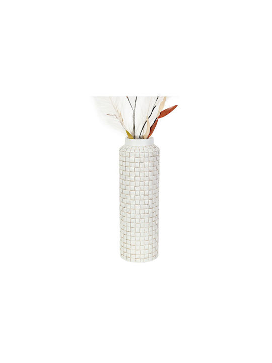 Romimex Decorative Vase Beige 14x14x42cm