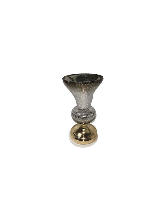 Romimex Decorative Vase Gold 20x20x35cm