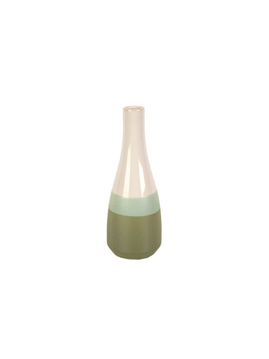 Romimex Decorative Vase Green 11x11x30cm