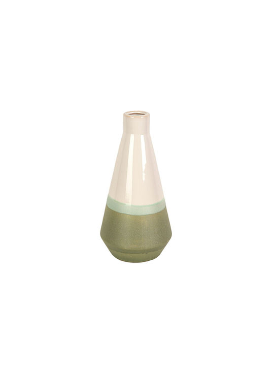 Romimex Decorative Vase Green 14x14x28cm