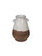 Romimex Decorative Vase White 21x21x30cm