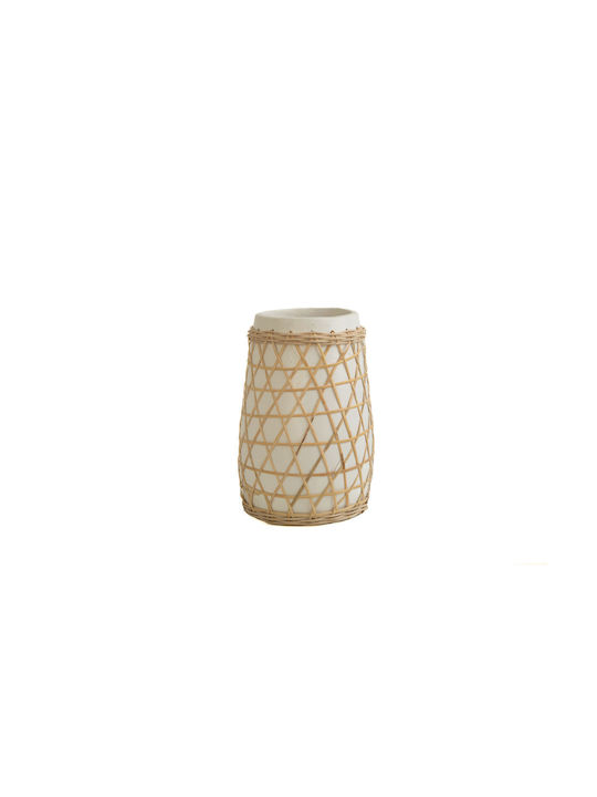 Romimex Decorative Vase White 20x20x30cm