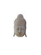 Romimex Bust Beige Wood Buddha