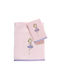 Das Home Set de prosoape pentru copii 2pcs Lilac, Pink De greutate 420gr/m²
