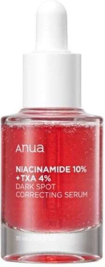 Anua Niacinamide 10%+TXA 4% Ενυδατικό Serum Προσώπου με Νιασιναμίδη & Υαλουρονικό Οξύ για Λάμψη & Πανάδες 30ml