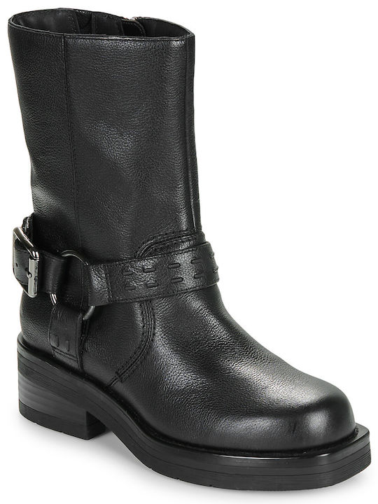 Clarks Leder Damen Knöchelstiefel Schwarz