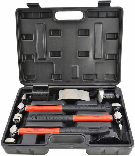 Awtools Metal Flyer Set 7pcs /black Line Suitcase