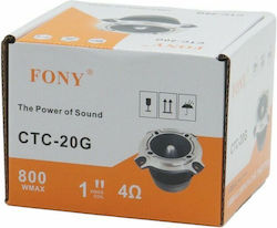 Tweeter Αλουμινιου 38mm Fony Ctc-20g Ctc-20g