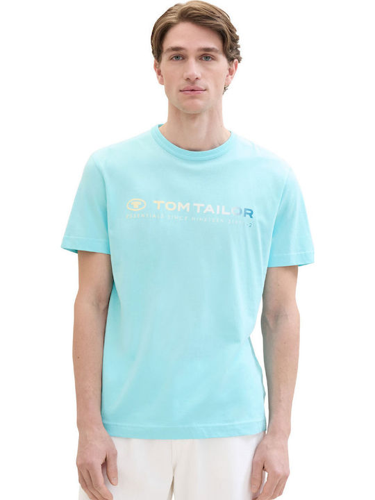 Tom Tailor Тениска Caribbean Turquoise
