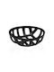 Versa Fruit Bowl Ceramic Black 26.4x8.5x26.4cm