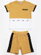 Kids' Set with Shorts Summer 2pcs Mustard