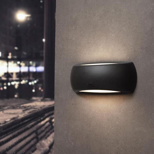 Eurolamp Wall-Mounted Outdoor Spot E27 IP66 Double Beam 30x13x13cm