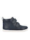 Iwalk Grass Court Kids Sneakers High with Scratch Navy Blue