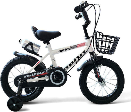 Miko 12" Kids Bicycle BMX White