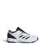 Court Stabil Jr Kids Sports Shoes Volleyball with Laces Cloud White / Core Black / Lucid Blue