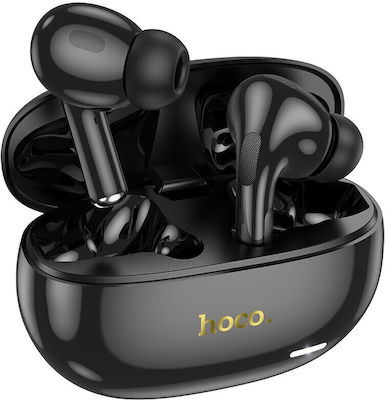 Hoco EW60 Plus Norman In-ear Bluetooth Handsfree Căști cu Carcasă de Încărcare Negrα